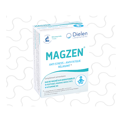 Dielen MAGZEN Anti stress - Anti fatigue - relaxant Boite de 60 comprimés Dielen MAGZEN Anti stress - Anti fatigue - relaxant Boite de 60 comprimés
