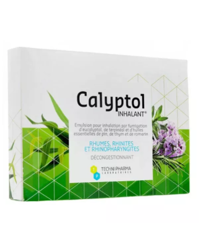 CALYPTOL Inhalant Rhumes, rhinites et rhinopharyngites  Boite de 10 ampoules