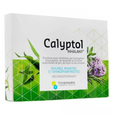 CALYPTOL Inhalant Rhumes, rhinites et rhinopharyngites  Boite de 10 ampoules