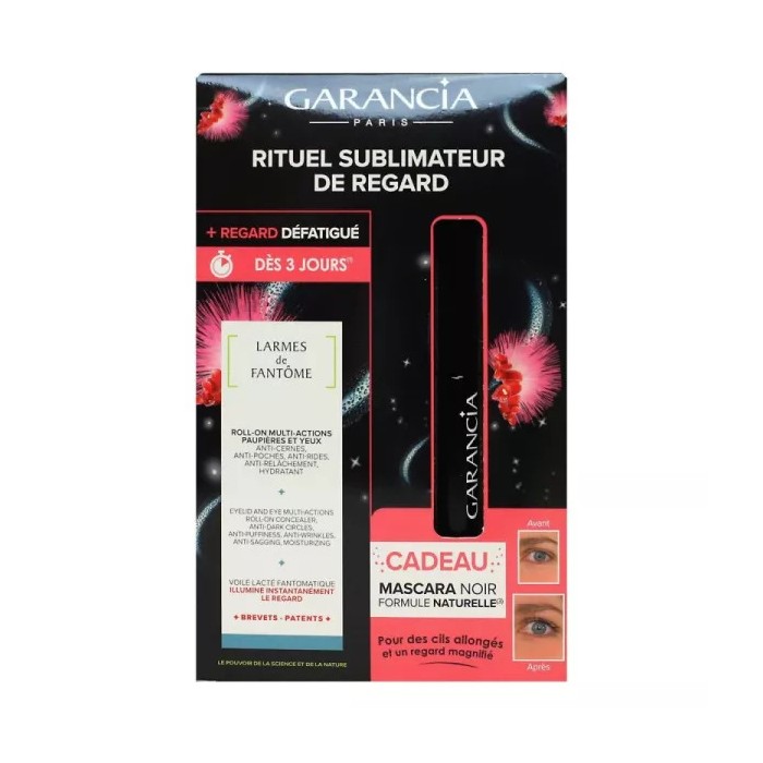 GARANCIA Coffret Larmes de Fantômes Roll on multi action yeux  Tube de 10 ml + mascara noir offert GARANCIA Coffret Larmes de Fantômes Roll on multi action yeux  Tube de 10 ml + mascara noir offert