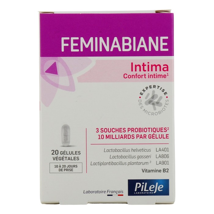 Feminabiane Intima Confort Intime Boite de 20 gélules Feminabiane Intima Confort Intime Boite de 20 gélules