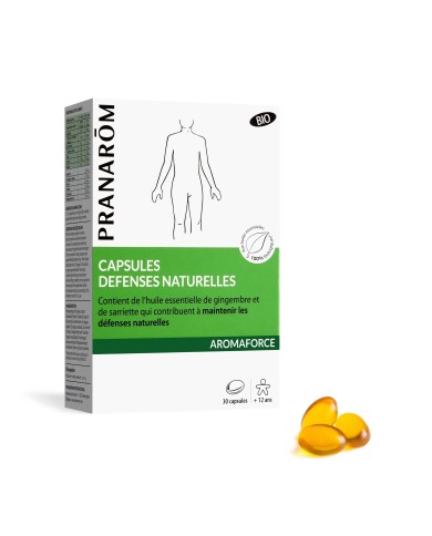 PRANAROM Aromaforce Capsules Défenses naturelles - Bio Boite de 30 capsules