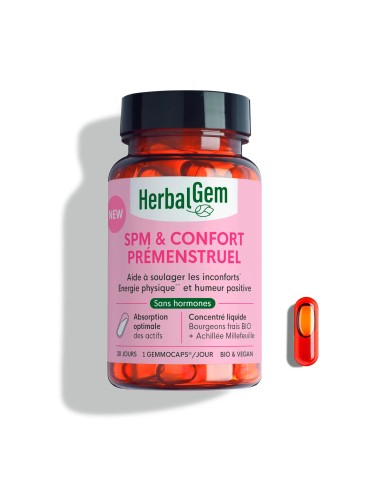 HERBALGEM Complément alimentaire SPM & confort menstruel - Bio