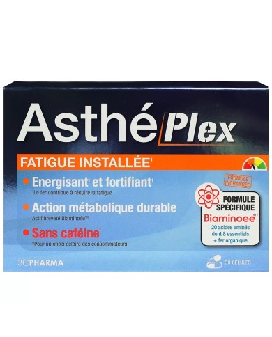 ASTHEPLEX Fatigiue installée Boite de 30 gélules