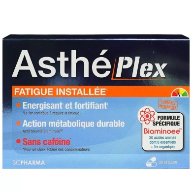 ASTHEPLEX Fatigiue installée Boite de 30 gélules