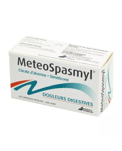 METEOSPASMYL Douleurs digestives Boite de 30 capsules METEOSPASMYL Douleurs digestives Boite de 30 capsules