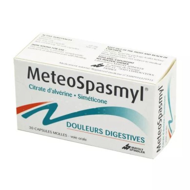 METEOSPASMYL Douleurs digestives Boite de 30 capsules METEOSPASMYL Douleurs digestives Boite de 30 capsules