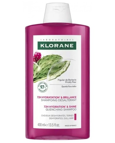 Klorane Shampoing Désaltérant au Figuier de Barbarie Flacon de 400 ml Klorane Shampoing Désaltérant au Figuier de Barbarie Flacon de 400 ml