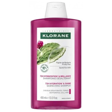 Klorane Shampoing Désaltérant au Figuier de Barbarie Flacon de 400 ml Klorane Shampoing Désaltérant au Figuier de Barbarie Flacon de 400 ml