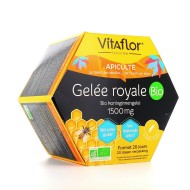 Vitaflor Gelée Royale 1500 mg Bio Boite de 20 Ampoules Vitaflor Gelée Royale 1500 mg Bio Boite de 20 Ampoules