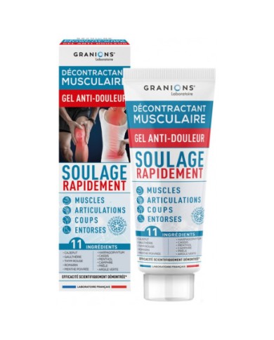 Granions Décontractant Musculaire Gel Anti-Douleur Tube de 100 ml
