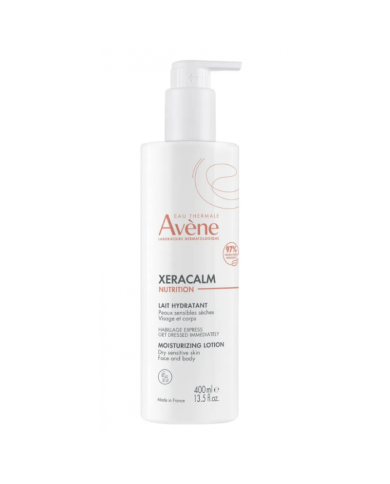 AVÈNE XERACALM NUTRITION - Lait Hydratant - Visage et Corps - Peaux Sensibles et Sèches Flacon pompe de 400ml AVÈNE XERACALM NUTRITION - Lait Hydratant - Visage et Corps - Peaux Sensibles et Sèches Flacon pompe de 400ml