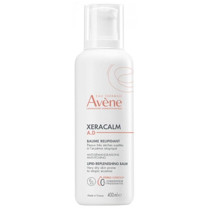 AVENE Xeracalm AD Baume relipidant Nourrissant anti-irritant Flacon pompe de 400 ml