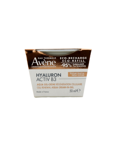 AVENE HYALURON ACTIV B3 AQUA GEL-CREME Recharge de 50 ML AVENE HYALURON ACTIV B3 AQUA GEL-CREME Recharge de 50 ML