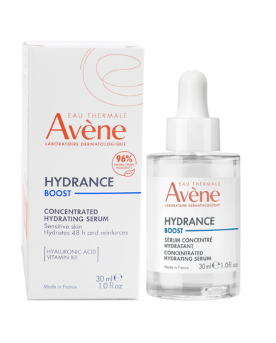 AVENE HYDRANCE BOOST Sérum concentré hydratant Flacon d 30 ml AVENE HYDRANCE BOOST Sérum concentré hydratant Flacon d 30 ml