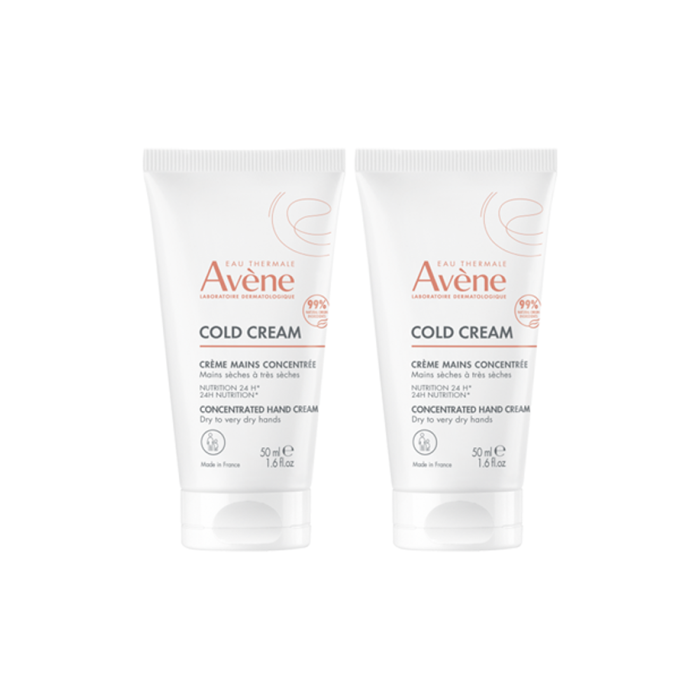 AVENE COLD CREAM Crème mains Lot de 2 Tubes de 50ml