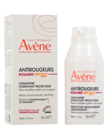 AVENE ANTIROUGEURS ROSAMED SPF 50+ Concentré Hydratant Protecteur Tube de 30 ml AVENE ANTIROUGEURS ROSAMED SPF 50+ Concentré Hydratant Protecteur Tube de 30 ml
