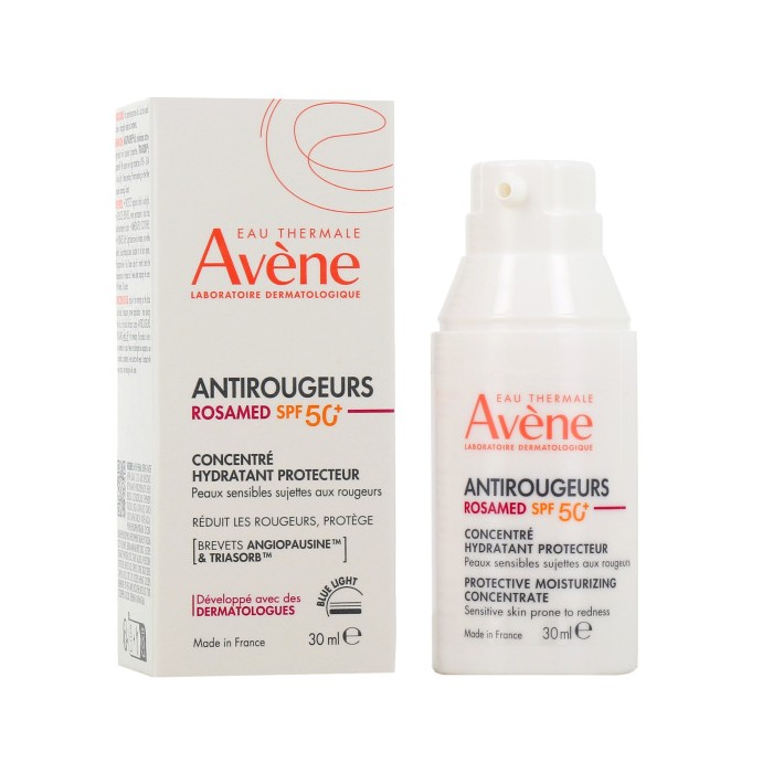 AVENE ANTIROUGEURS ROSAMED SPF 50+ Concentré Hydratant Protecteur Tube de 30 ml AVENE ANTIROUGEURS ROSAMED SPF 50+ Concentré Hydratant Protecteur Tube de 30 ml