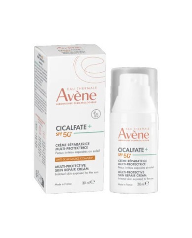 AVENE Cicalfate + Crème réparatrice multiprotectrice SPF 50+ Tube de 30 ml AVENE Cicalfate + Crème réparatrice multiprotectrice SPF 50+ Tube de 30 ml