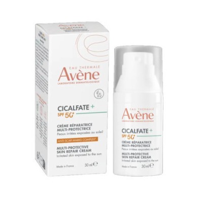 AVENE Cicalfate + Crème réparatrice multiprotectrice SPF 50+ Tube de 30 ml AVENE Cicalfate + Crème réparatrice multiprotectrice SPF 50+ Tube de 30 ml
