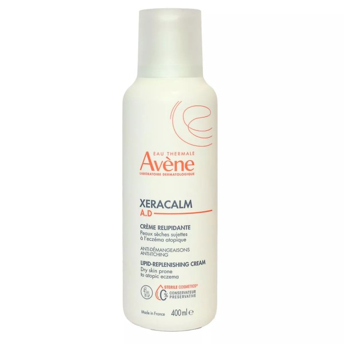AVENE XERACALM A.D Crème relipidante Flacon de 400 ml AVENE XERACALM A.D Crème relipidante Flacon de 400 ml