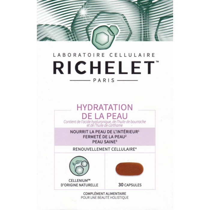 Richelet Hydratation de la peau Boite de 60 Comprimés