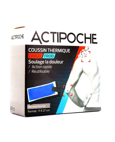 ACTIPOCHE Coussin thermique contre la douleur 11 X 27 cm ACTIPOCHE Coussin thermique contre la douleur 11 X 27 cm