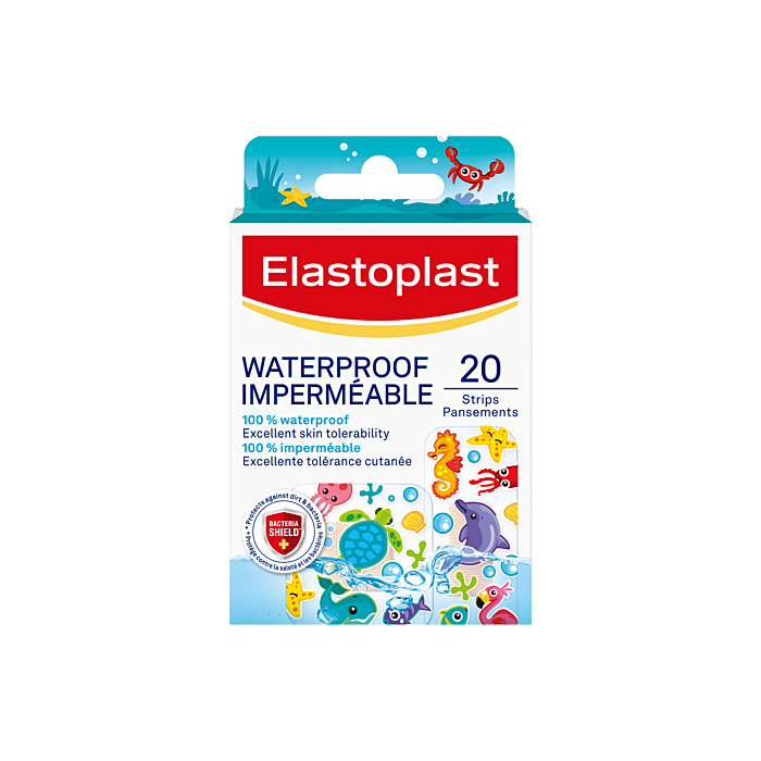 ELASTOPLAST waterproof imperméable  Boite de 20 pansements enfants déco marine