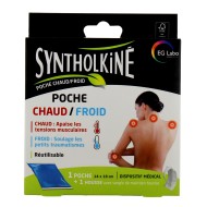 SyntholKine Poche Chaud Froid Boite de 1 poche + 1 Housse avec sangle