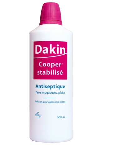 DAKIN Solution antiseptique Flacon de 500 ml DAKIN Solution antiseptique Flacon de 500 ml