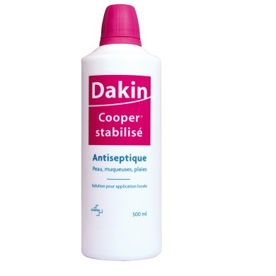 DAKIN Solution antiseptique Flacon de 500 ml DAKIN Solution antiseptique Flacon de 500 ml