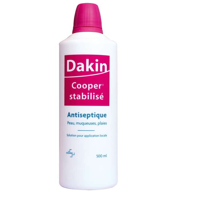 DAKIN Solution antiseptique Flacon de 500 ml