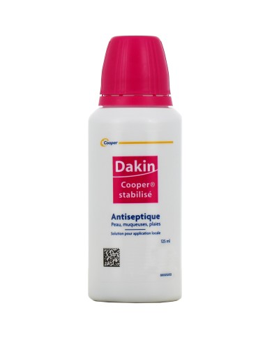 DAKIN Solution antiseptique Flacon de 125 ml