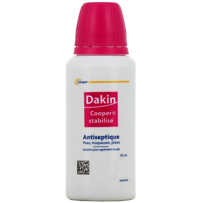 DAKIN Solution antiseptique Flacon de 125 ml