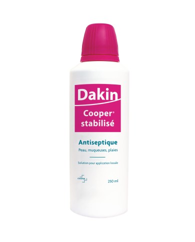 DAKIN Solution antiseptique Flacon de 250 ml