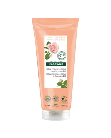 KLORANE Crème douche au parfum Lait de Rose Tube de 200 ml KLORANE Crème douche au parfum Lait de Rose Tube de 200 ml