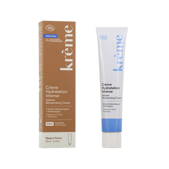 kreme Crème Hydratation Intense à l'Acide Hyaluronique Tube de 50 ml kreme Crème Hydratation Intense à l'Acide Hyaluronique Tube de 50 ml