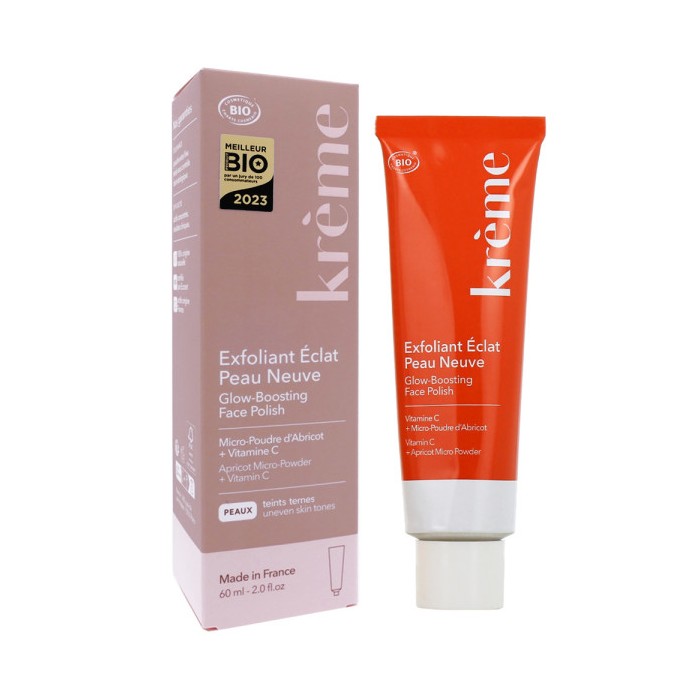 KREME Exfoliant Visage Éclat Peau Neuve Tube de 60 ml