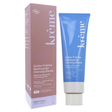 KREME Gelée Fraîche Nettoyante Démaquillante Tube de 150 ml KREME Gelée Fraîche Nettoyante Démaquillante Tube de 150 ml