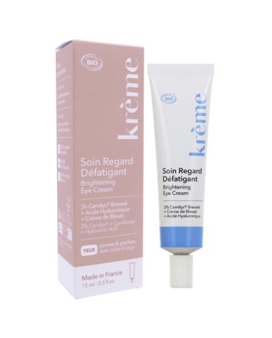 KREME Crème Anti Cernes - Soin Regard Défatigant Tube de 15 ml KREME Crème Anti Cernes - Soin Regard Défatigant Tube de 15 ml