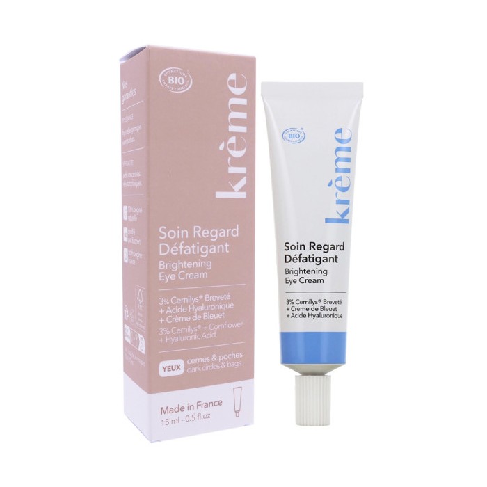 KREME Crème Anti Cernes - Soin Regard Défatigant Tube de 15 ml
