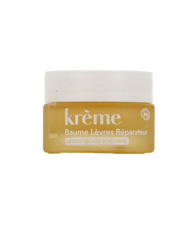 KREME Baume à Lèvres Réparateur Pot de 10 grammes KREME Baume à Lèvres Réparateur Pot de 10 grammes