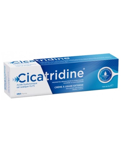 CICATRIDINE Crème Acide Hyaluronique Tube de 60 Grammes CICATRIDINE Crème Acide Hyaluronique Tube de 60 Grammes