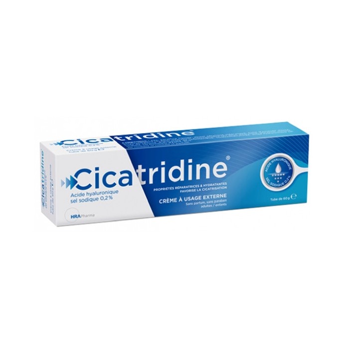 CICATRIDINE Crème Acide Hyaluronique Tube de 60 Grammes