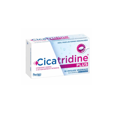 Cicatridine plus ovules vaginaux Boite de 10 ovules Cicatridine plus ovules vaginaux Boite de 10 ovules
