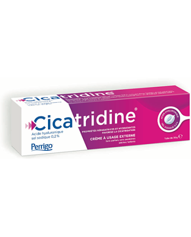 CICATRIDINE Crème Acide Hyaluronique Tube de 30 Grammes CICATRIDINE Crème Acide Hyaluronique Tube de 30 Grammes