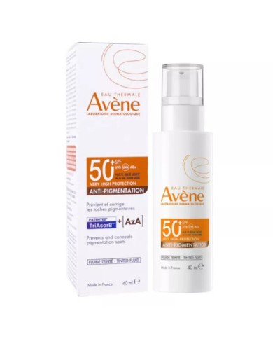 AVENE FLUIDE ANTI-PIGMENTATION SPF50+ Tube de 40 ml AVENE FLUIDE ANTI-PIGMENTATION SPF50+ Tube de 40 ml