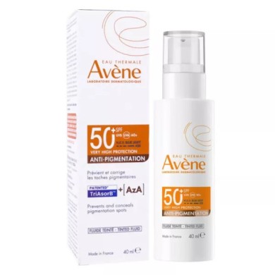 AVENE FLUIDE ANTI-PIGMENTATION SPF50+ Tube de 40 ml AVENE FLUIDE ANTI-PIGMENTATION SPF50+ Tube de 40 ml
