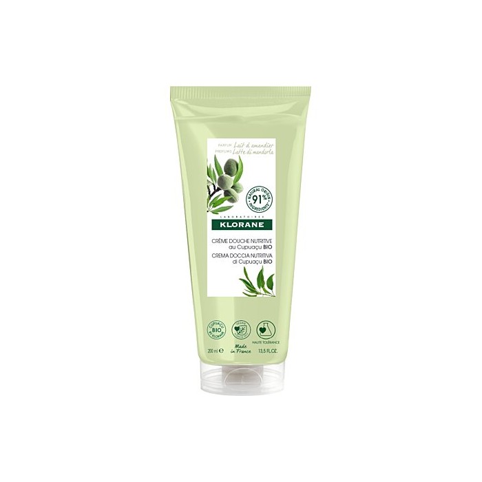 KLORANE Crème douche - Parfum Lait d’Amandier Tube de 200 ml