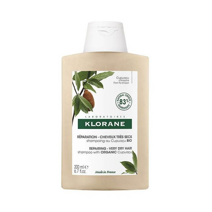 KLORANE Shampooing au beurre de Cupuaçu BIO Flacon de 200 ml